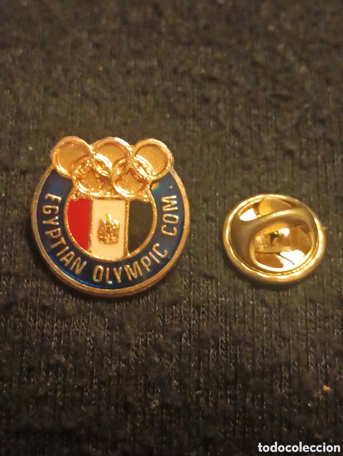 Pins de colecci&oacute;n: Pins insignia con pincho y cierre olimpiadas de Egipto