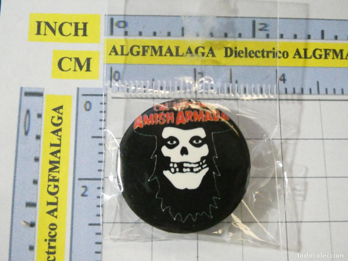Sammlung von Pins: CHAPA BROCHE INSIGNIA. T&Eacute;TRICA BIZARRO PUNK MUERTE ANARQU&Iacute;A ANTISISTEMA CALAVERA AMISH ARMADA NO PIN