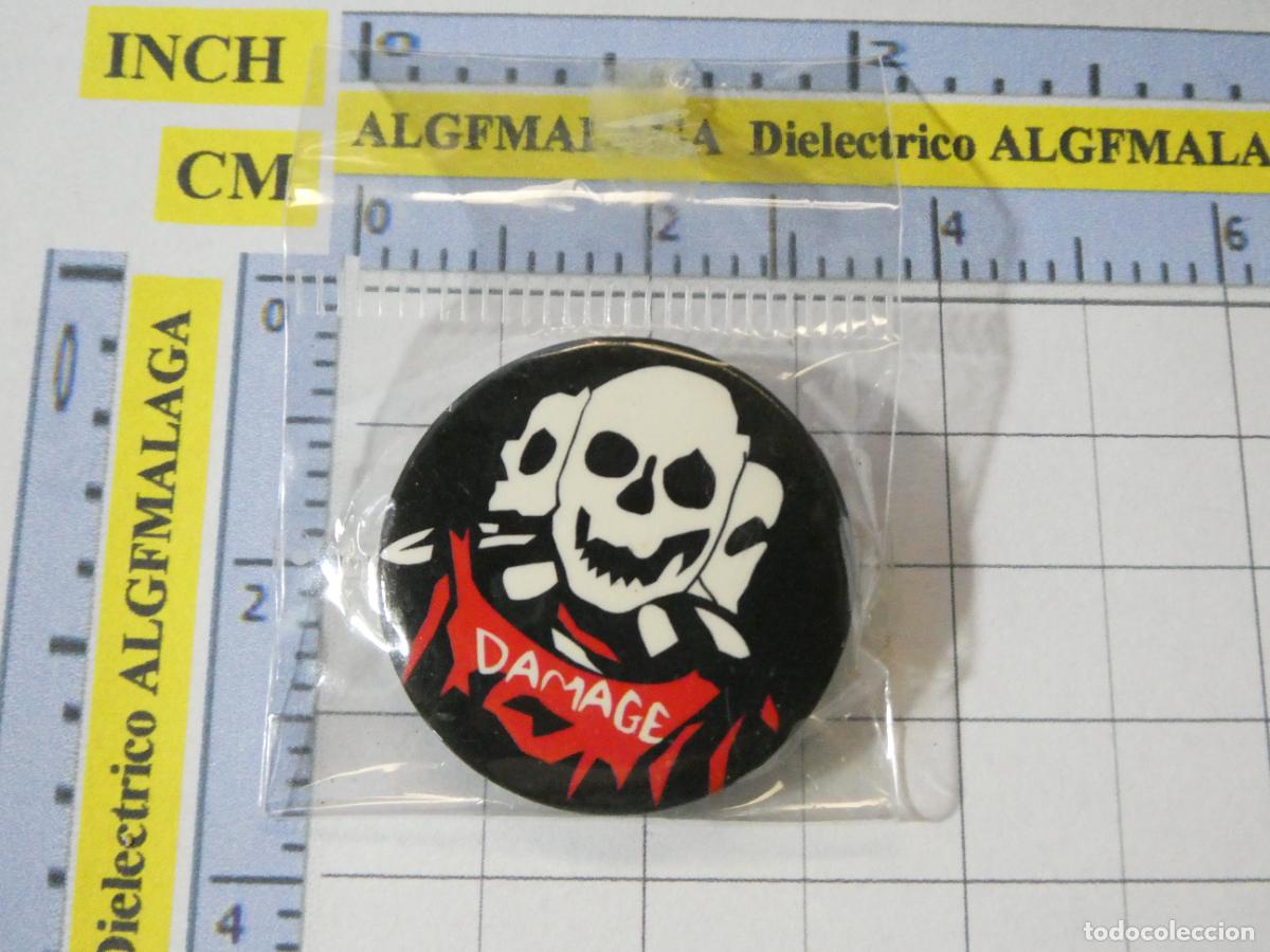 Sammlung von Pins: CHAPA BROCHE INSIGNIA. T&Eacute;TRICA BIZARRO PUNK MUERTE ANARQU&Iacute;A ANTISISTEMA. CALAVERA DAMAGE NO PIN