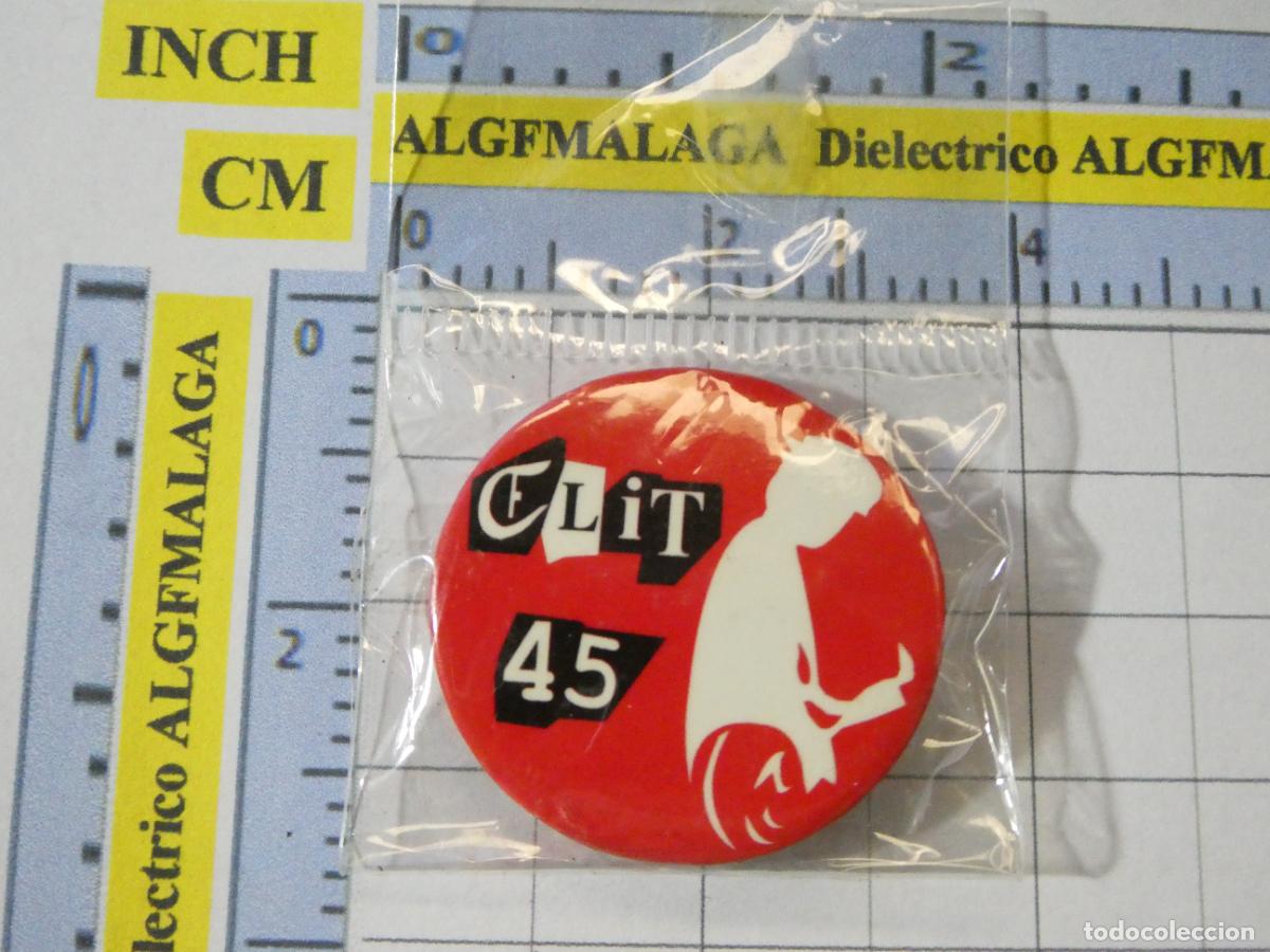 Collection pins: CHAPA BROCHE INSIGNIA. T&Eacute;TRICA BIZARRO PUNK MUERTE ANARQU&Iacute;A ANTISISTEMA. BANDA CLIT 45 NO PIN