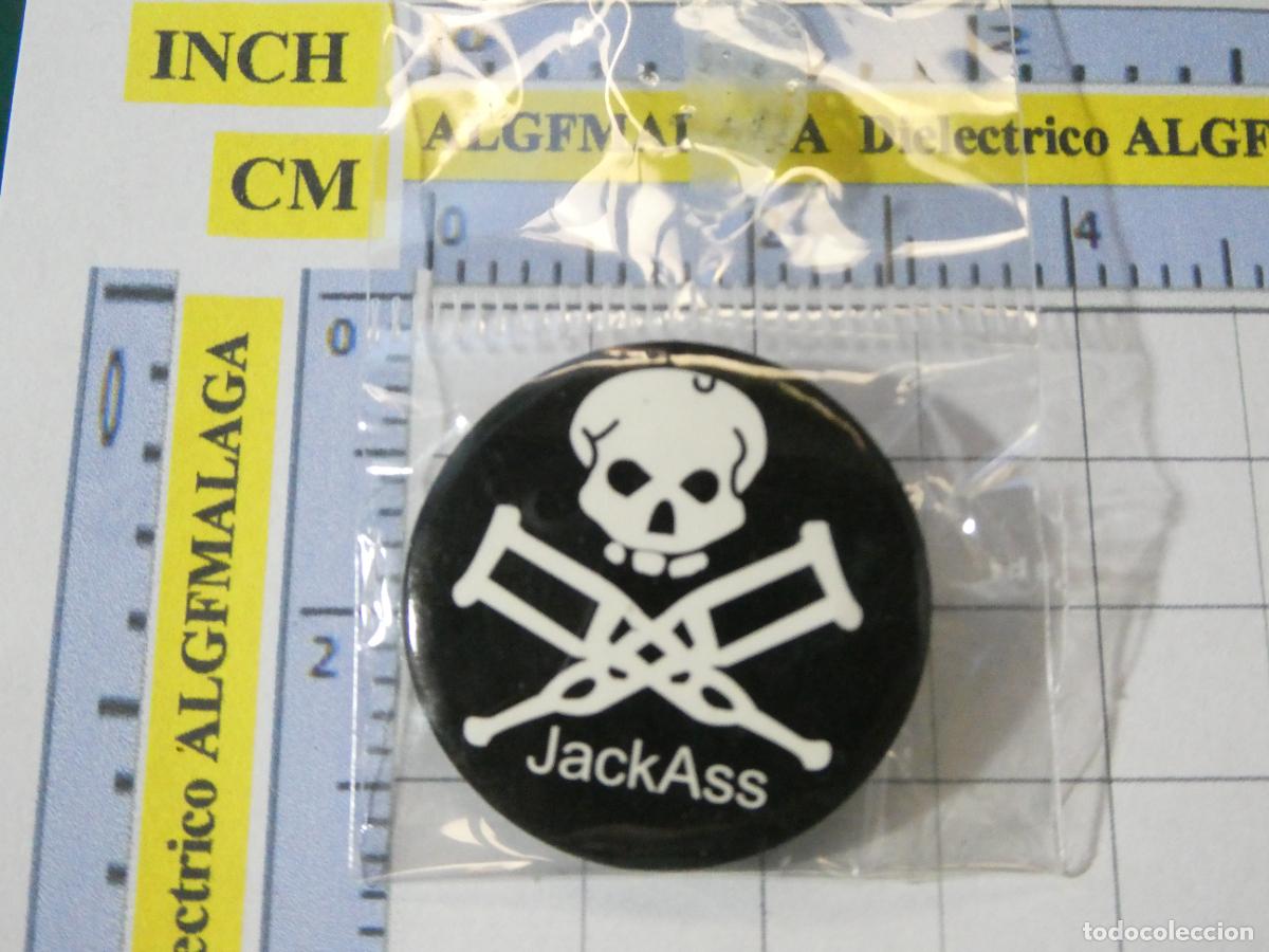Pins e Spille di collezione: CHAPA BROCHE INSIGNIA. T&Eacute;TRICA BIZARRO PUNK MUERTE ANARQU&Iacute;A ANTISISTEMA. JACKASS. NO PIN