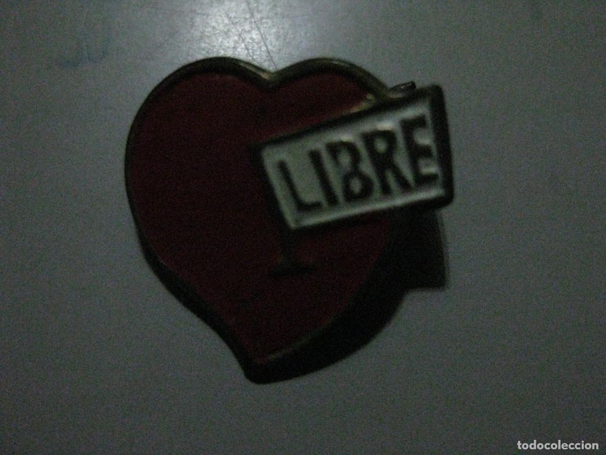 Pins de colecci&oacute;n: PIN ANTIGUO CORAZON LIBRE