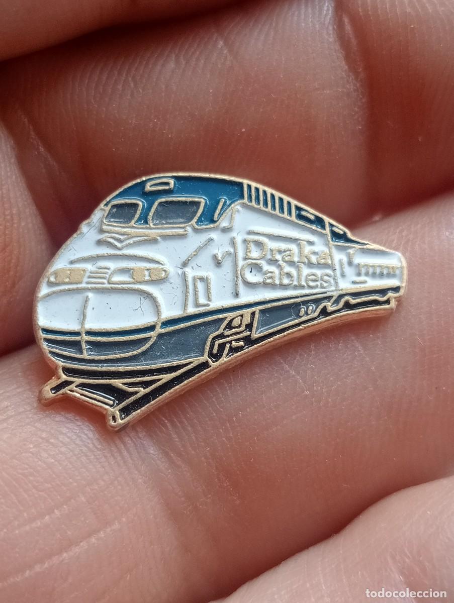 Pins de colecci&oacute;n: PINS DRAKA CABLES TREN AVE FERROCARRIL
