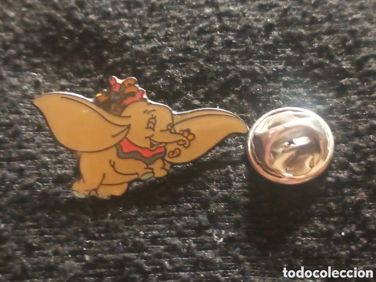 Sammlung von Pins: Pins insignia con pincho y cierre dibujo elefante dumbo