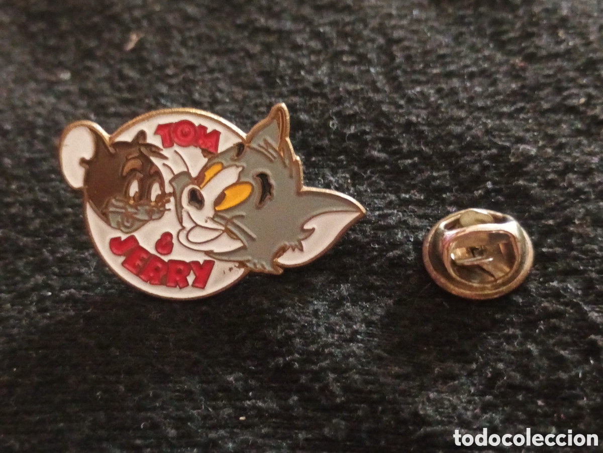 Pins de colecci&oacute;n: Pins insignia con pincho y cierre dibujos Tom y Jerry
