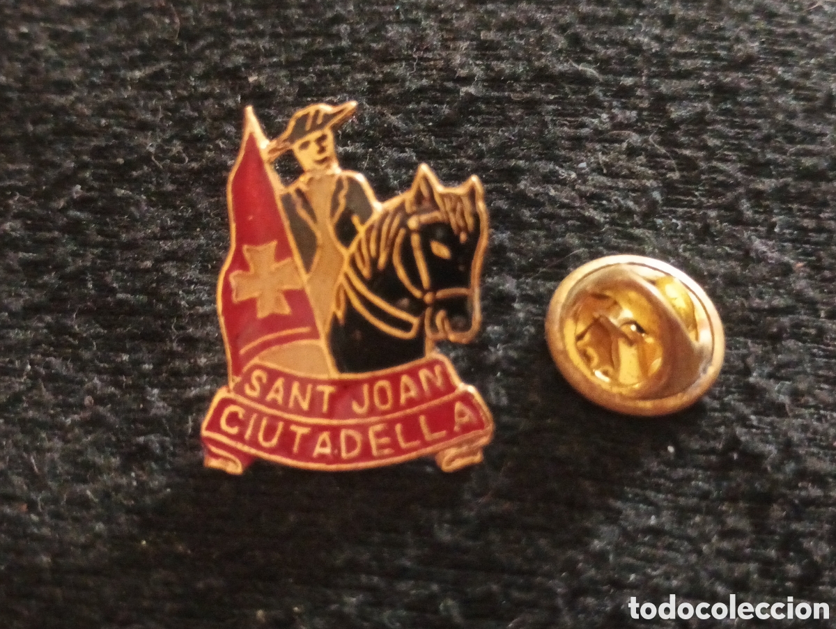Sammlung von Pins: Pins insignia con pincho y cierre sant Joan ciutadella