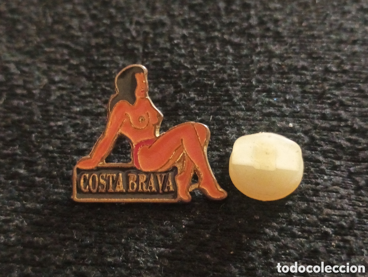 Sammlung von Pins: Pins insignia con pincho y cierre costa brava