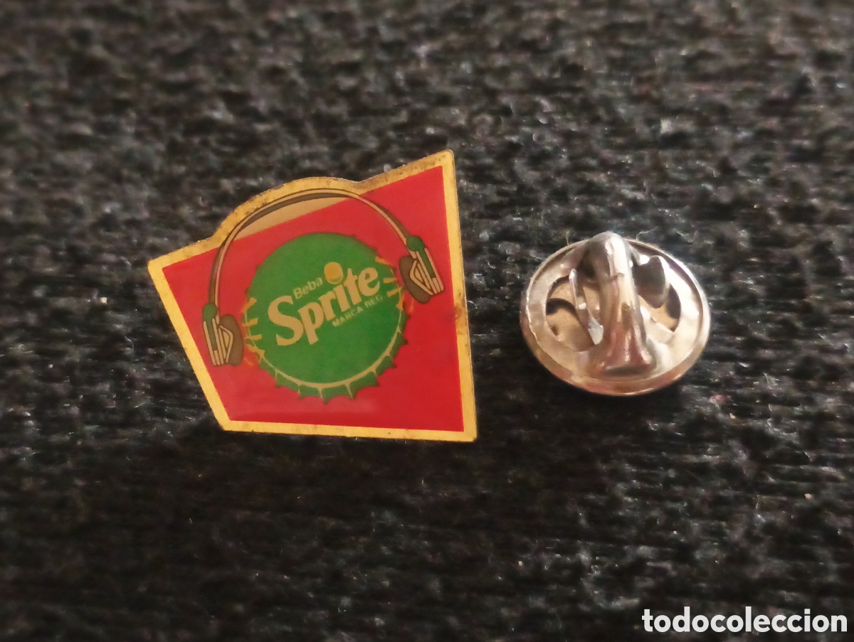 Pins de colecci&oacute;n: Pins insignia con pincho y cierre beba Sprite