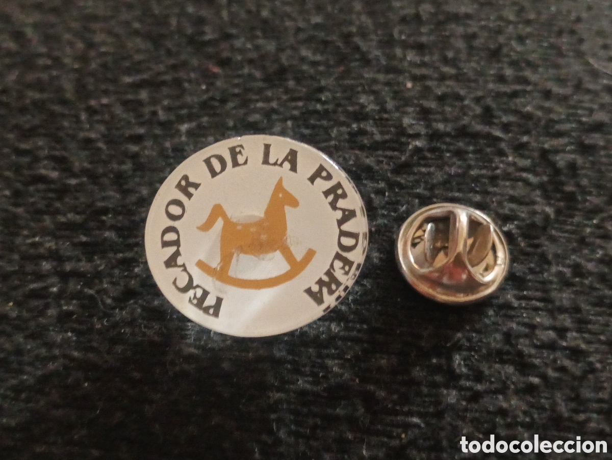 Pins de colecci&oacute;n: Pins insignia con pincho y cierre pecador de la pradera