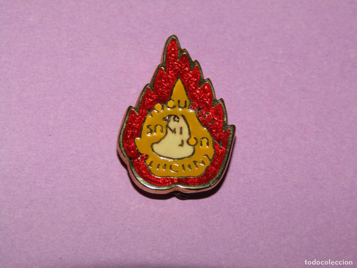 Pins de colecci&oacute;n: Antigua Insignia con Imperdible FOGUERES DE SAN JOAN de ALACANT