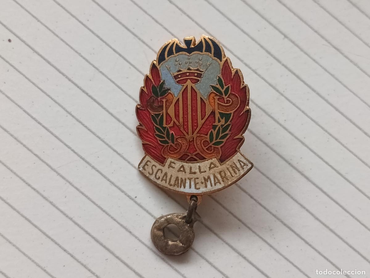 Pins de colecci&oacute;n: Fallas de Valencia. Insignia de imperdible Falla Escalante Marina