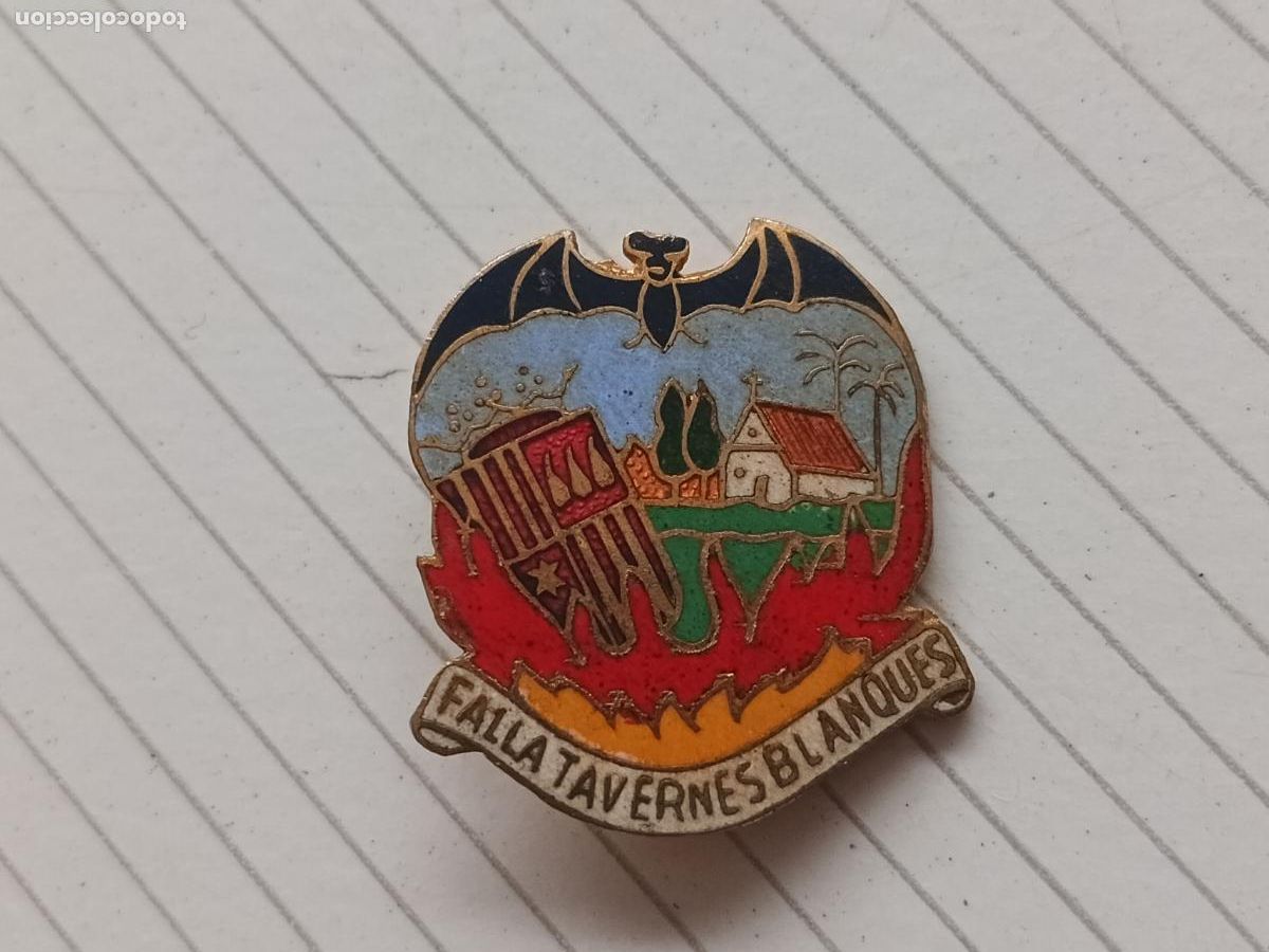 Pins de colecci&oacute;n: Fallas de Valencia. Insignia de imperdible Falla Tavernes Blanques