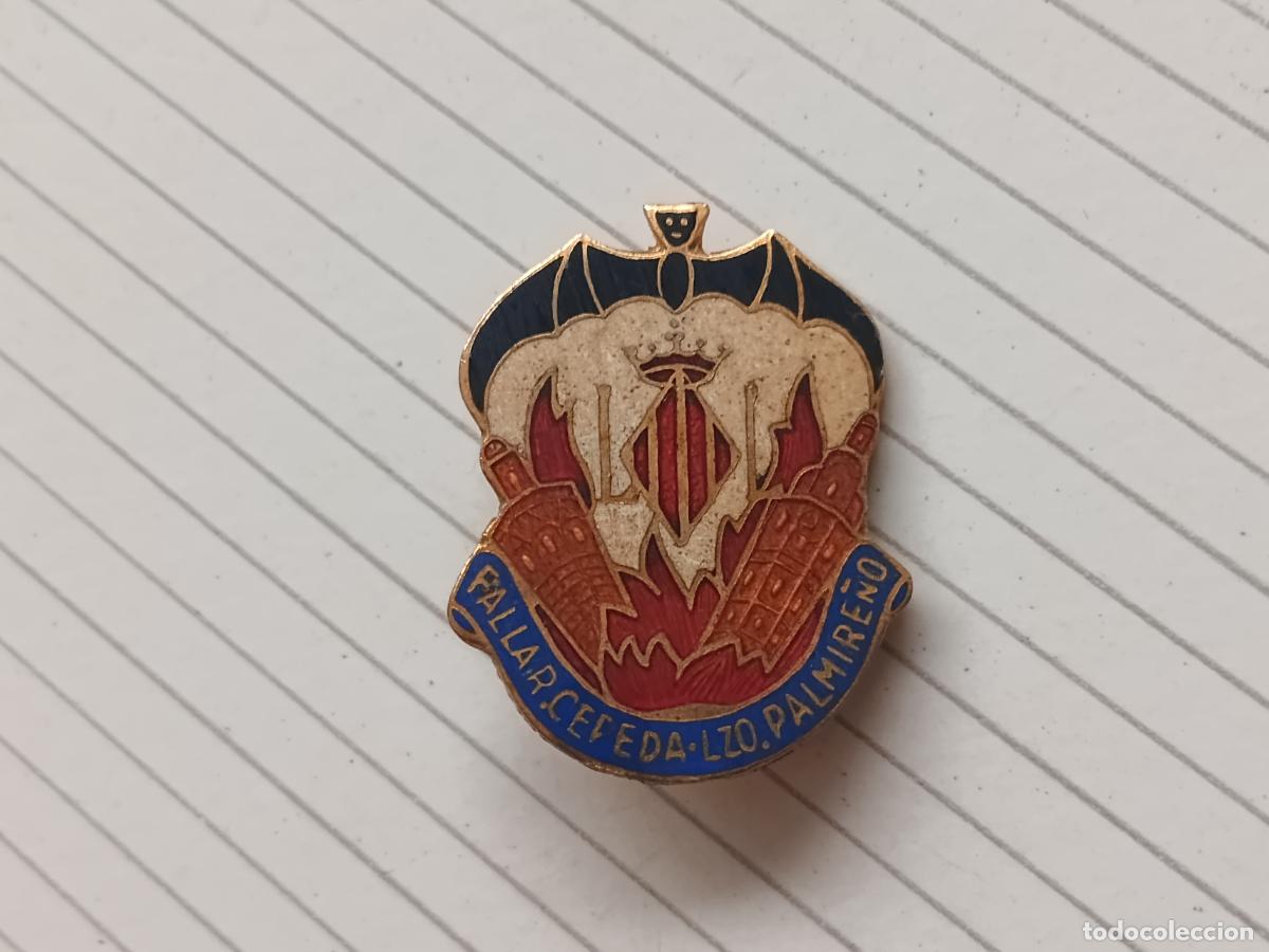 Collection pins: Fallas de Valencia. Insignia de imperdible Falla Cepeda Palmire&ntilde;o