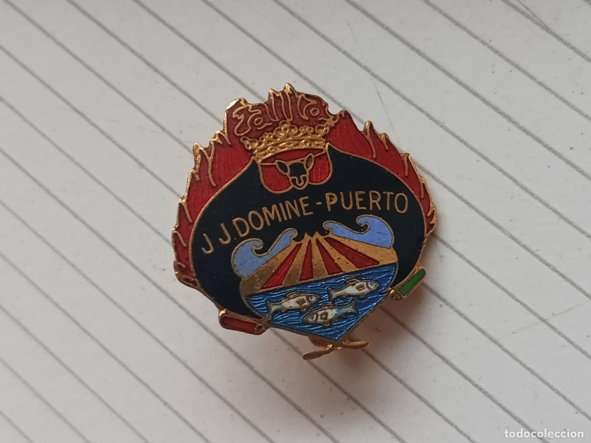 Pins de colecci&oacute;n: Fallas de Valencia. Insignia de la Falla J.J. Domine Puerto