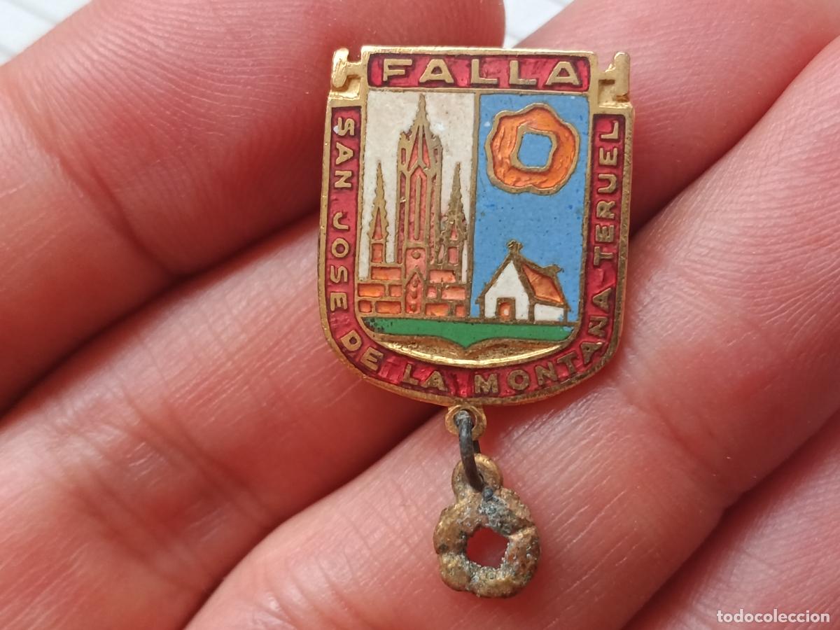 Pins de colecci&oacute;n: Fallas de Valencia. Insignia de la Falla San Jos&eacute; de la Monta&ntilde;a Teruel