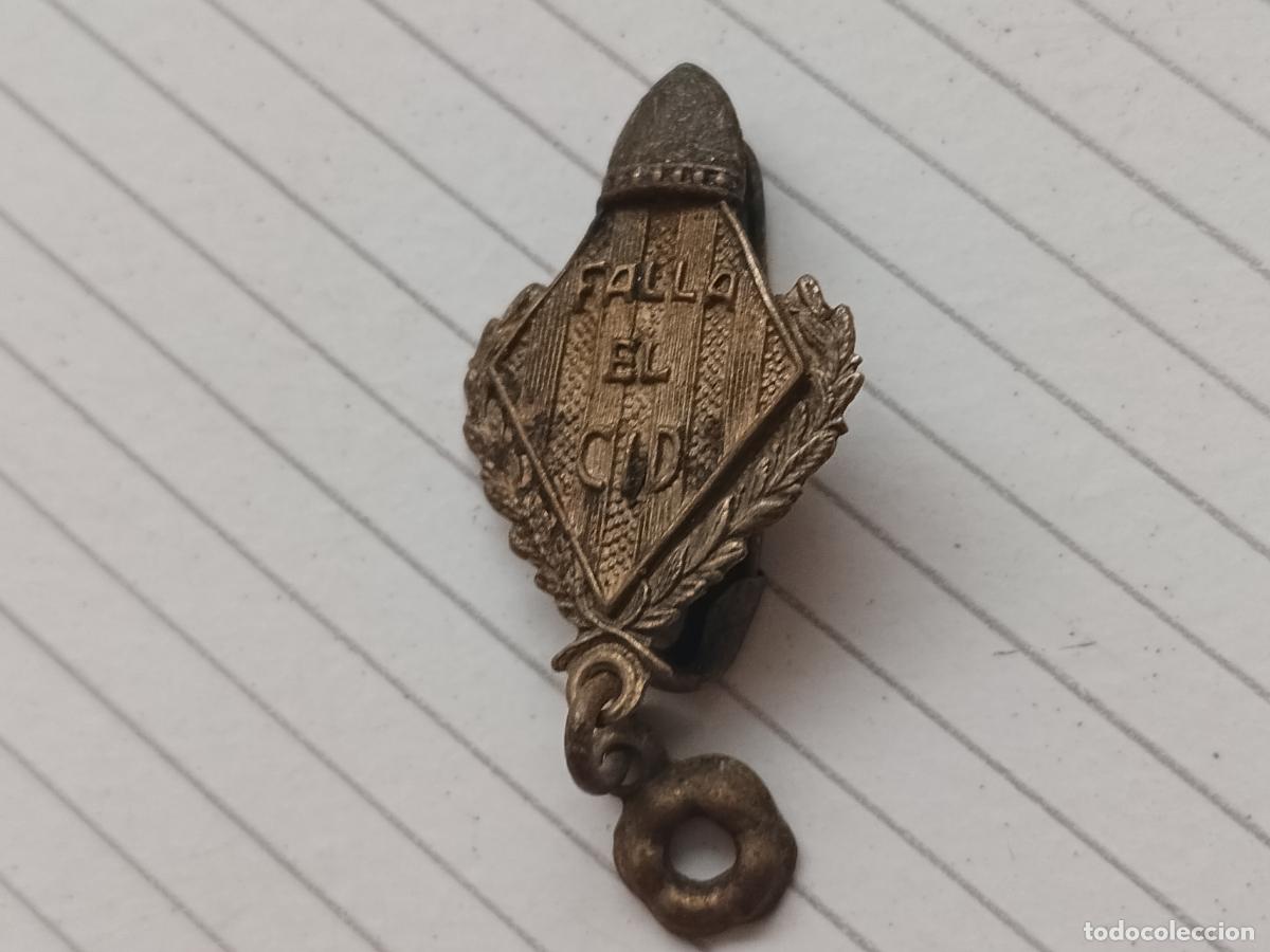 Pins de colecci&oacute;n: Fallas de Valencia. Antigua insignia de la Falla El Cid