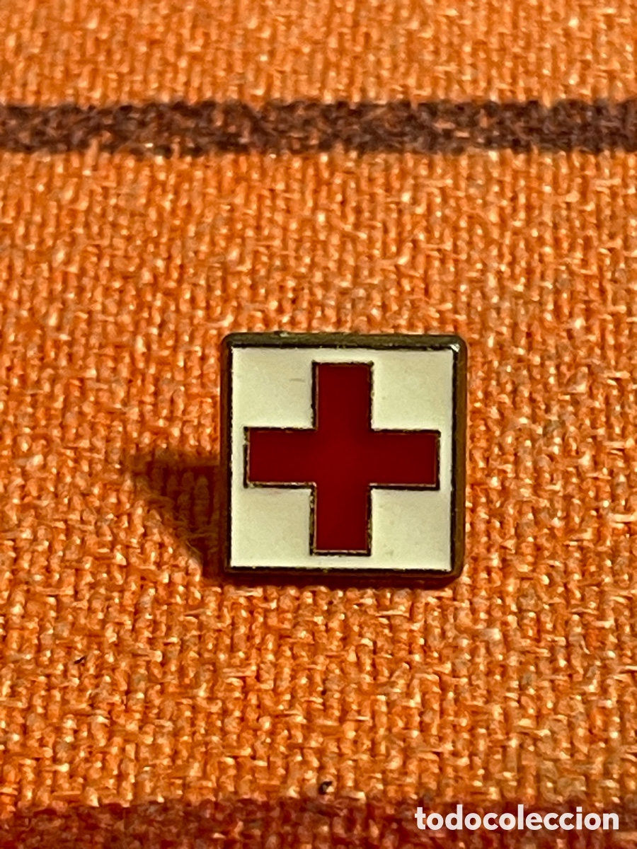 Pins de colecci&oacute;n: Pin Cruz Roja - cruz roja esmaltada - insignia