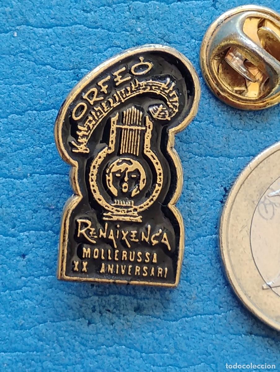 Pins de colecci&oacute;n: PIN ORFEO RENAIXEN&Ccedil;A - MOLLERUSSA XX ANIVERSARI