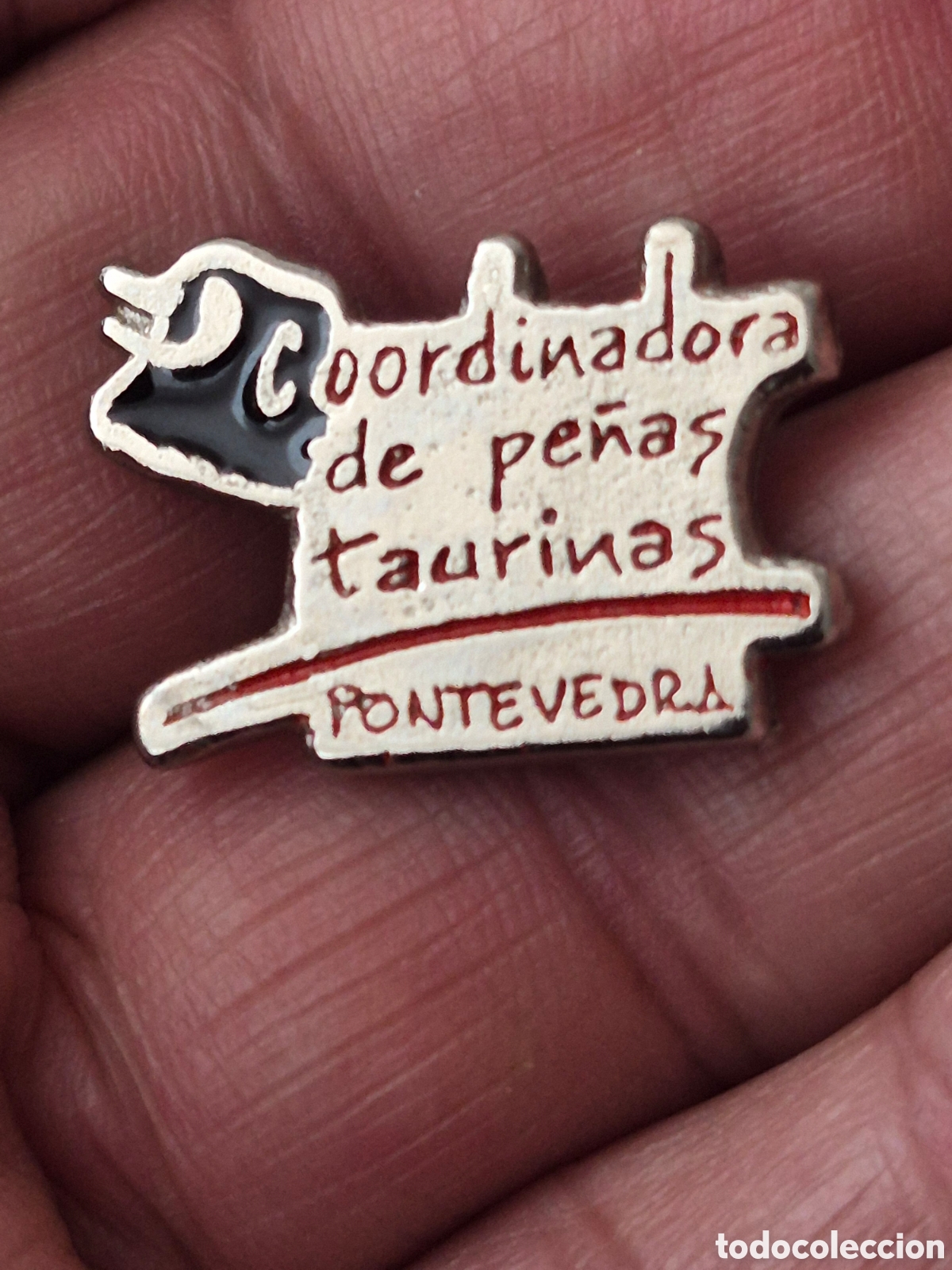 Pins de colecci&oacute;n: Pin Coordinadora de Pe&ntilde;as Taurinas