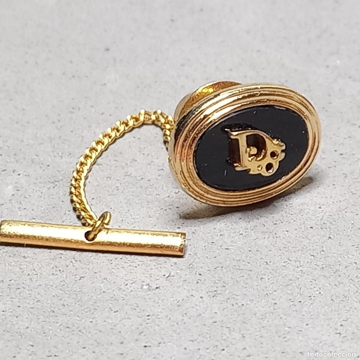 Collection pins: Antiguo broche, insignia - pin de la marca de lujo Christian Dior, a&ntilde;os 60 - 70