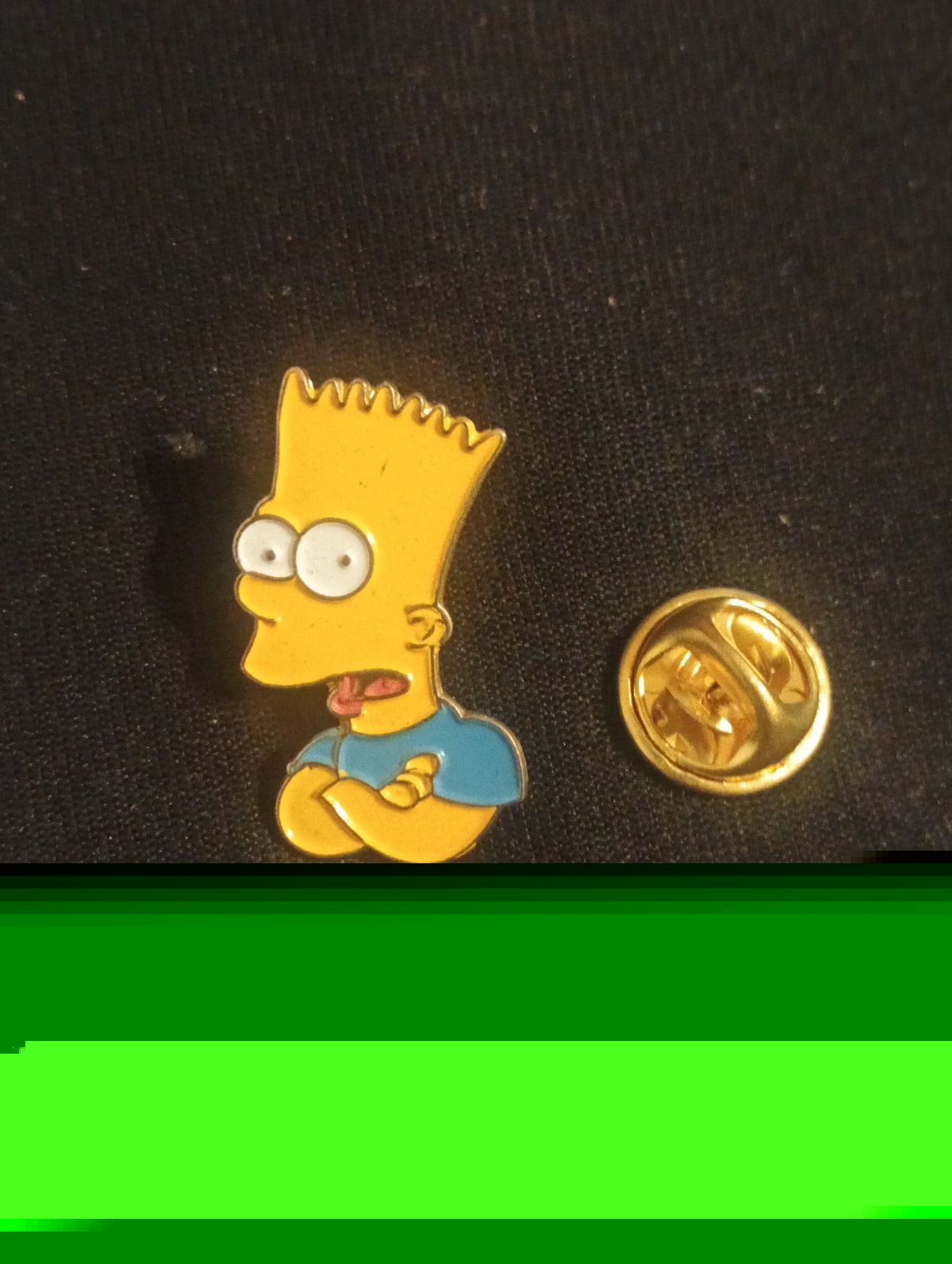 Pins de colecci&oacute;n: Pins insignia con pincho y cierre bart Simpson