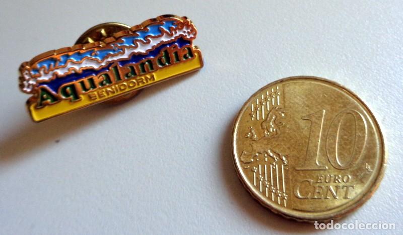 Pins de colecci&oacute;n: PIN TURISMO PARQUE ACU&Aacute;TICO AQUALANDIA - BENIDORM - EXCELENTE ESTADO, NUEVO.