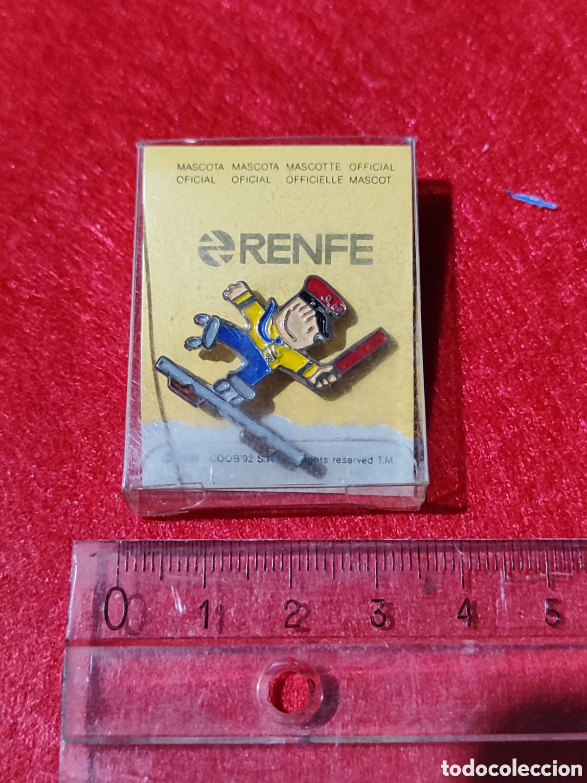 Pins de colecci&oacute;n: Original Pin Cobi Renfe Barcelona 92