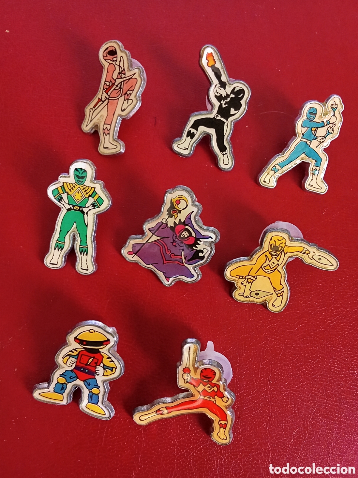 Pins de colecci&oacute;n: Lote de 9 PIN de Power Rangers ,JMJ