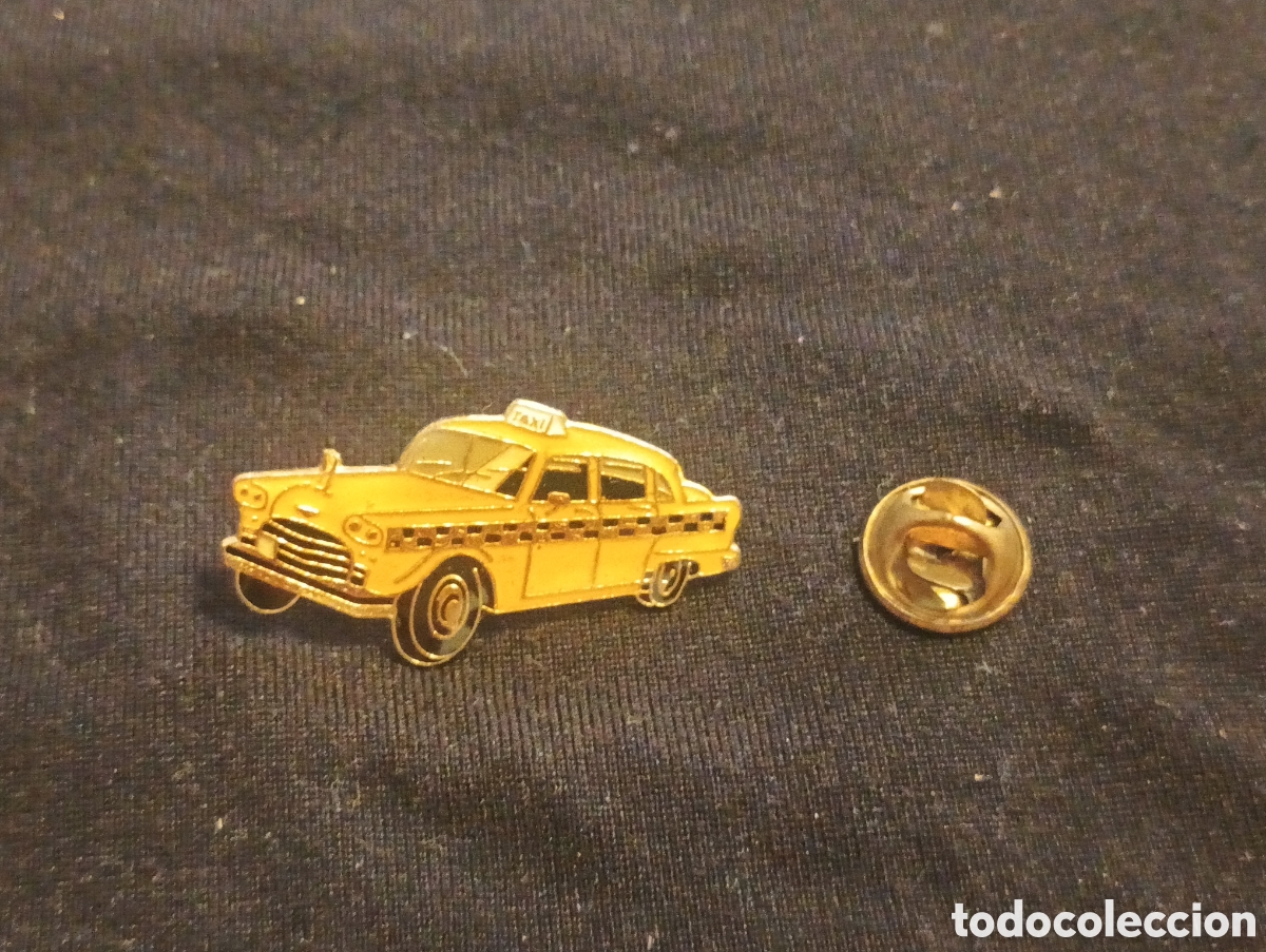 Pins de cole&ccedil;&atilde;o: Pins insignia con pincho y cierre taxi new york