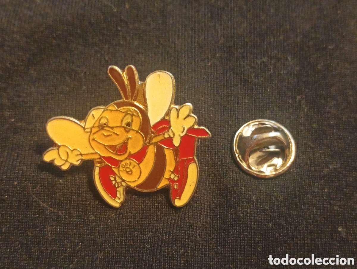 Pins de colecci&oacute;n: Pins insignia con pincho y cierre abeja kelogg cereales