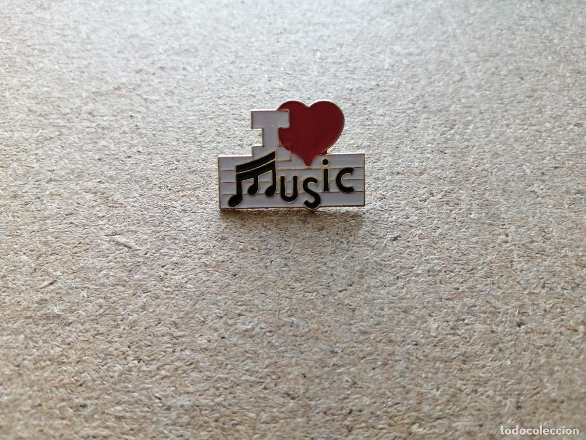 Pins de colecci&oacute;n: PIN. I LOVE MUSIC...