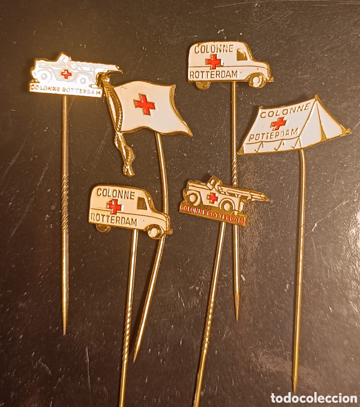 Pins de colecci&oacute;n: Cruz Roja pins colecci&oacute;n antiguos