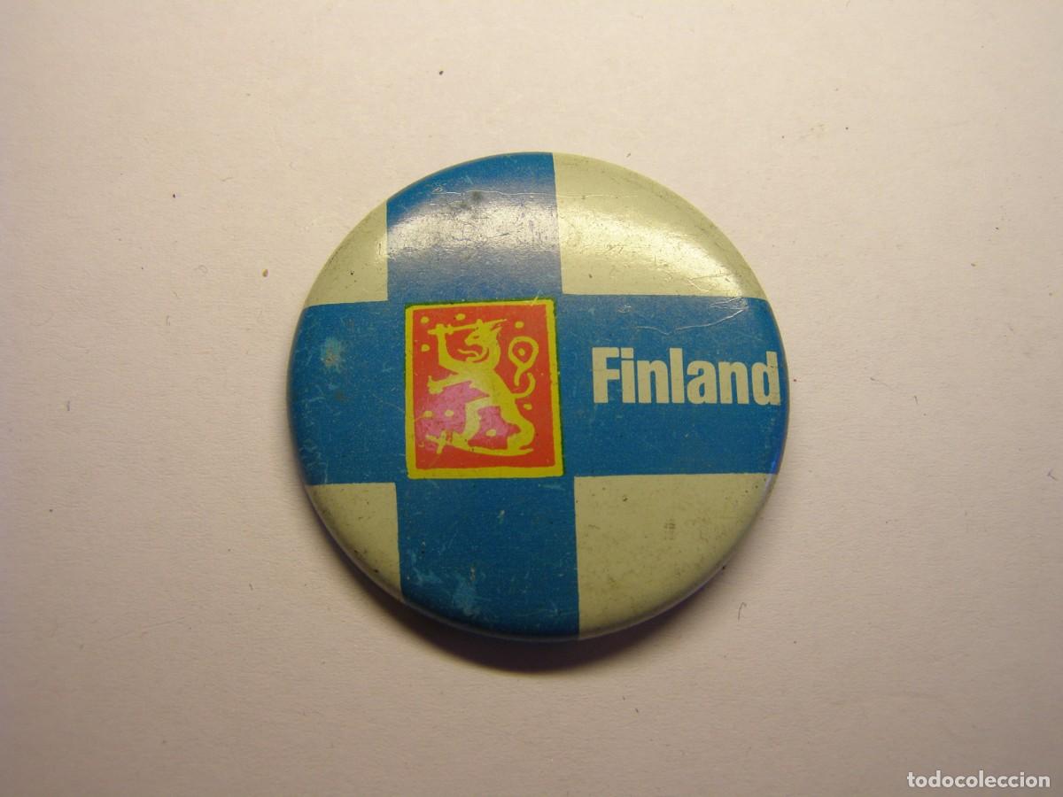 Pins de colecci&oacute;n: Antigua insignia de Finlandia, a&ntilde;os 70.