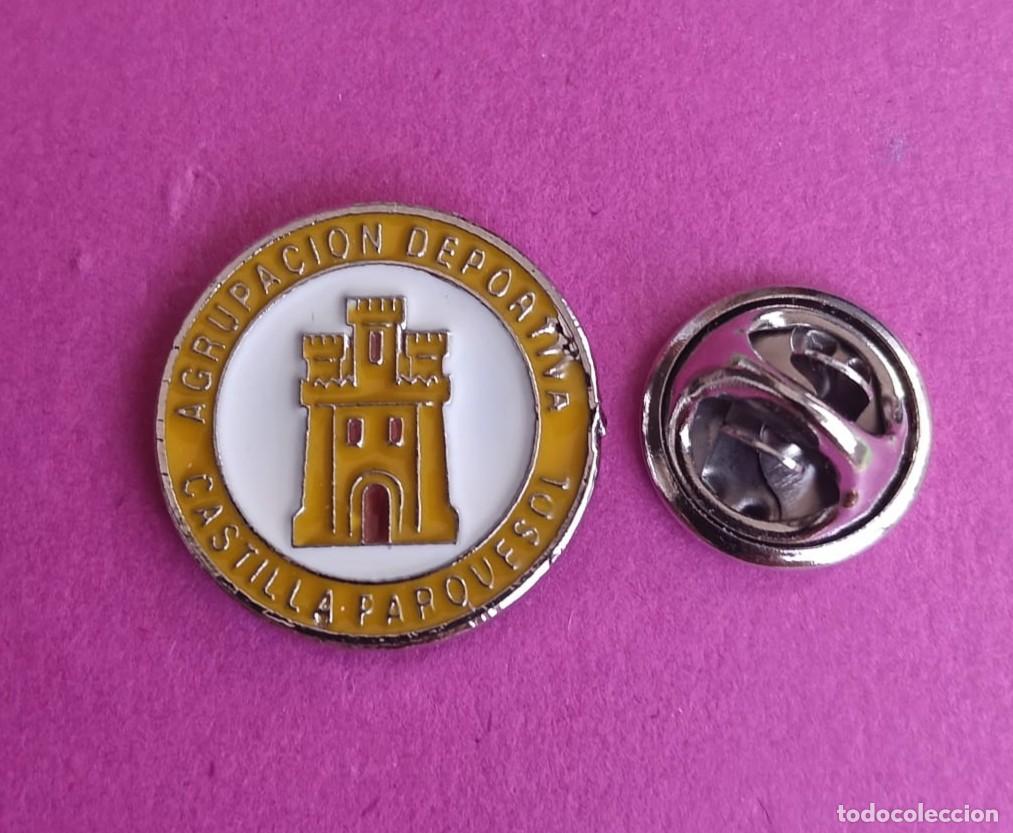 Pins de colecci&oacute;n: PIN FUTBOL - NO ESMALTE - A.D. CASTILLA PARQUESOL - VALLADOLID - 130245