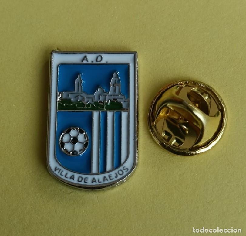 Pins de colecci&oacute;n: PIN FUTBOL - NO ESMALTE - A.D. VILLA DE ALAEJOS - ALAEJOS - VALLADOLID - 130301