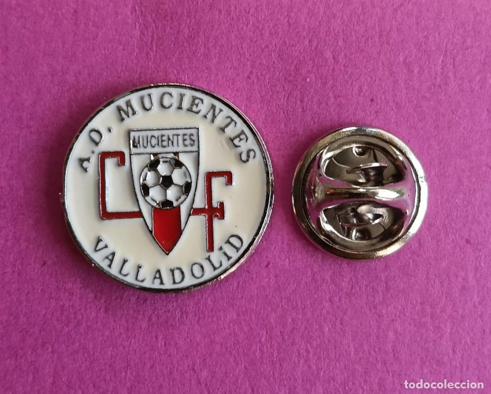 Collection pins: PIN FUTBOL - NO ESMALTE - A.D. MUCIENTES - MUCIENTES - VALLADOLID - 130307
