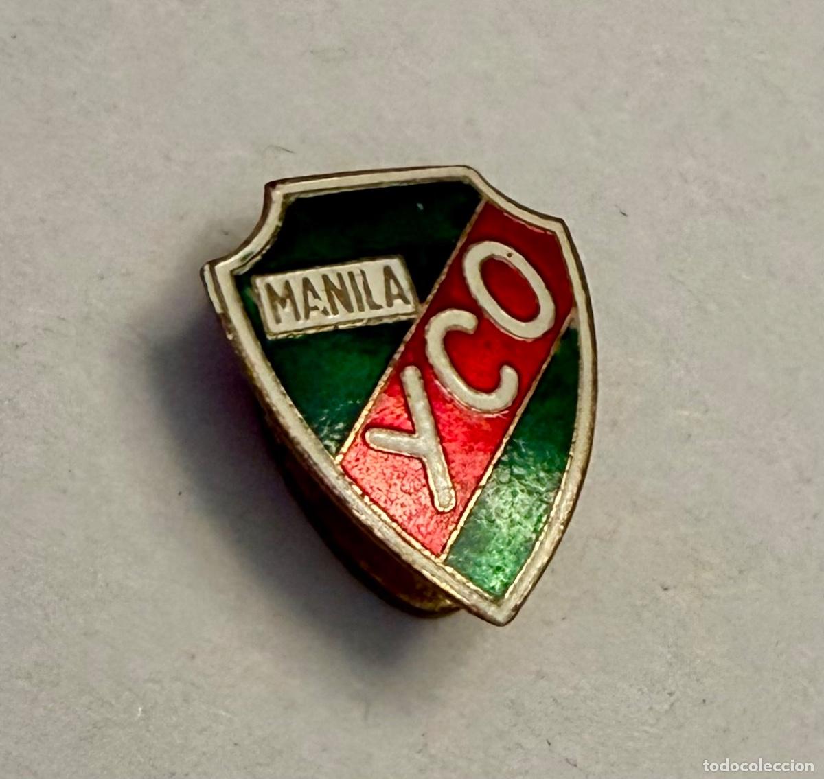 Pins de colecci&oacute;n: ANTIGUA INSIGNIA YCO Athletic Club - MANILA FILIPINAS A&Ntilde;OS 50-60