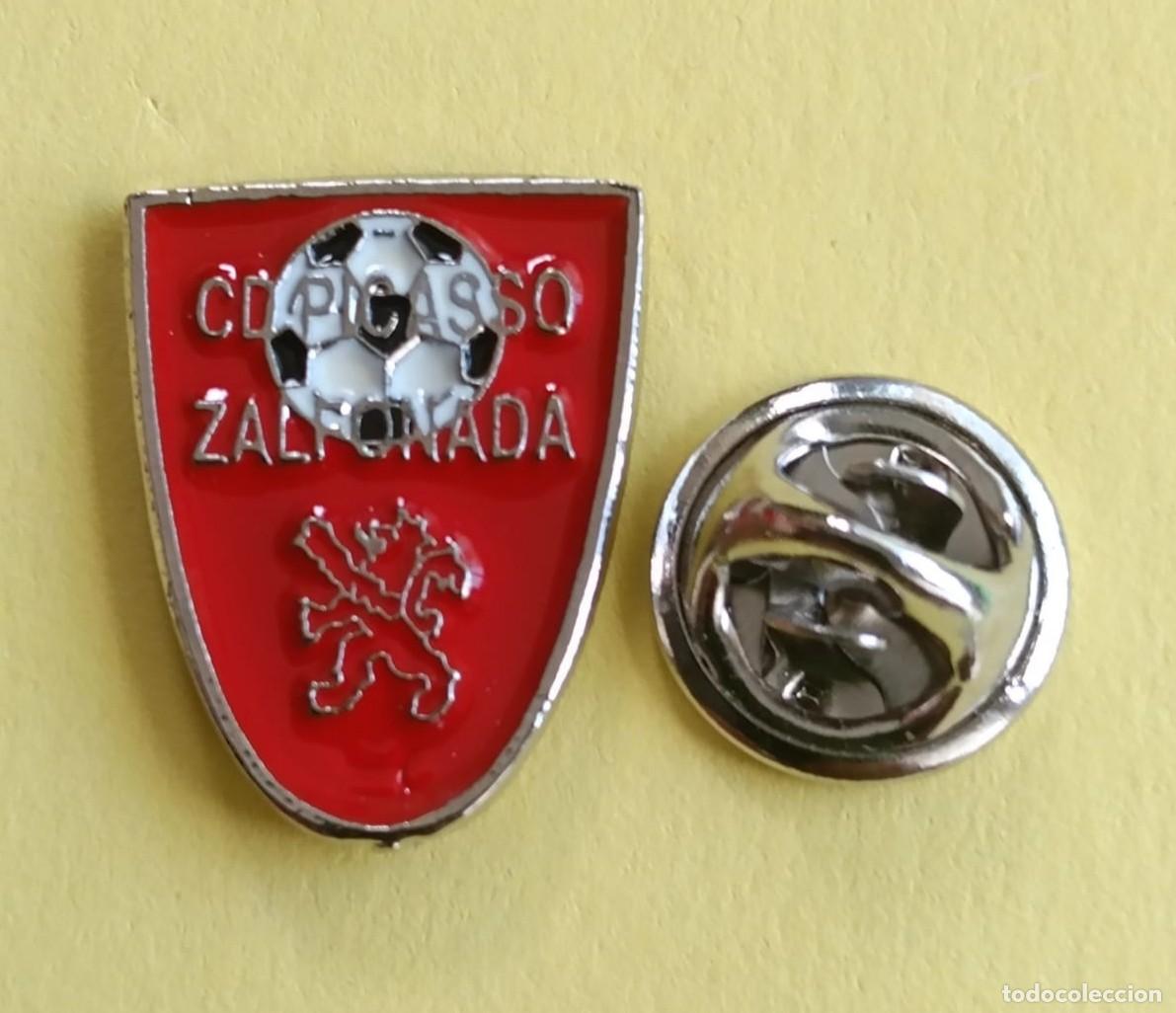 Pins de colecci&oacute;n: PIN FUTBOL - NO ESMALTE - C.D. PICASSO ZALFONADA - ZARAGOZA - 130310