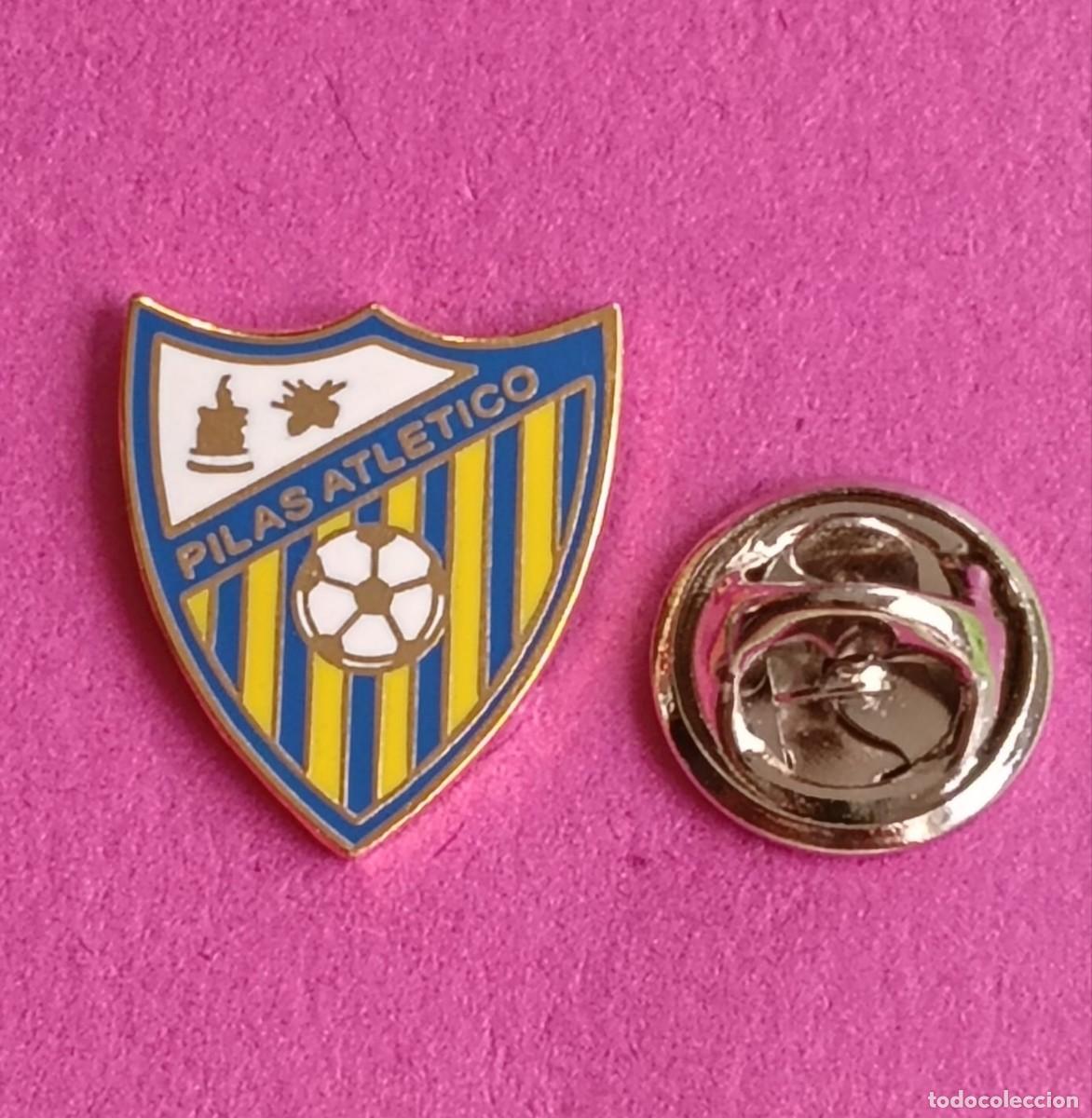 Pins de colecci&oacute;n: PIN FUTBOL - ESMALTE - PILAS ATLETICO - PILAS - SEVILLA - 130350