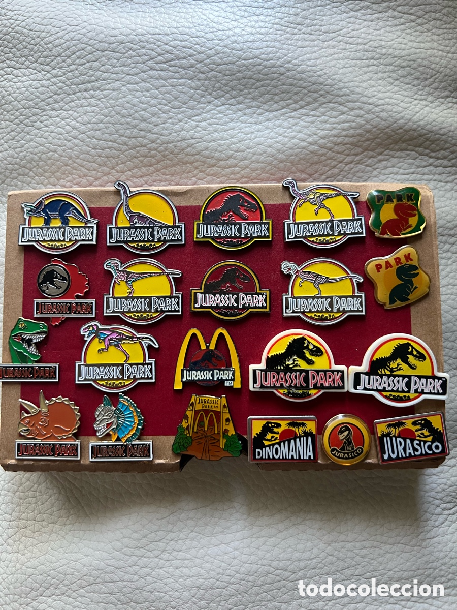 Pins de colecci&oacute;n: COLECCION PINS JURASSIC PARK