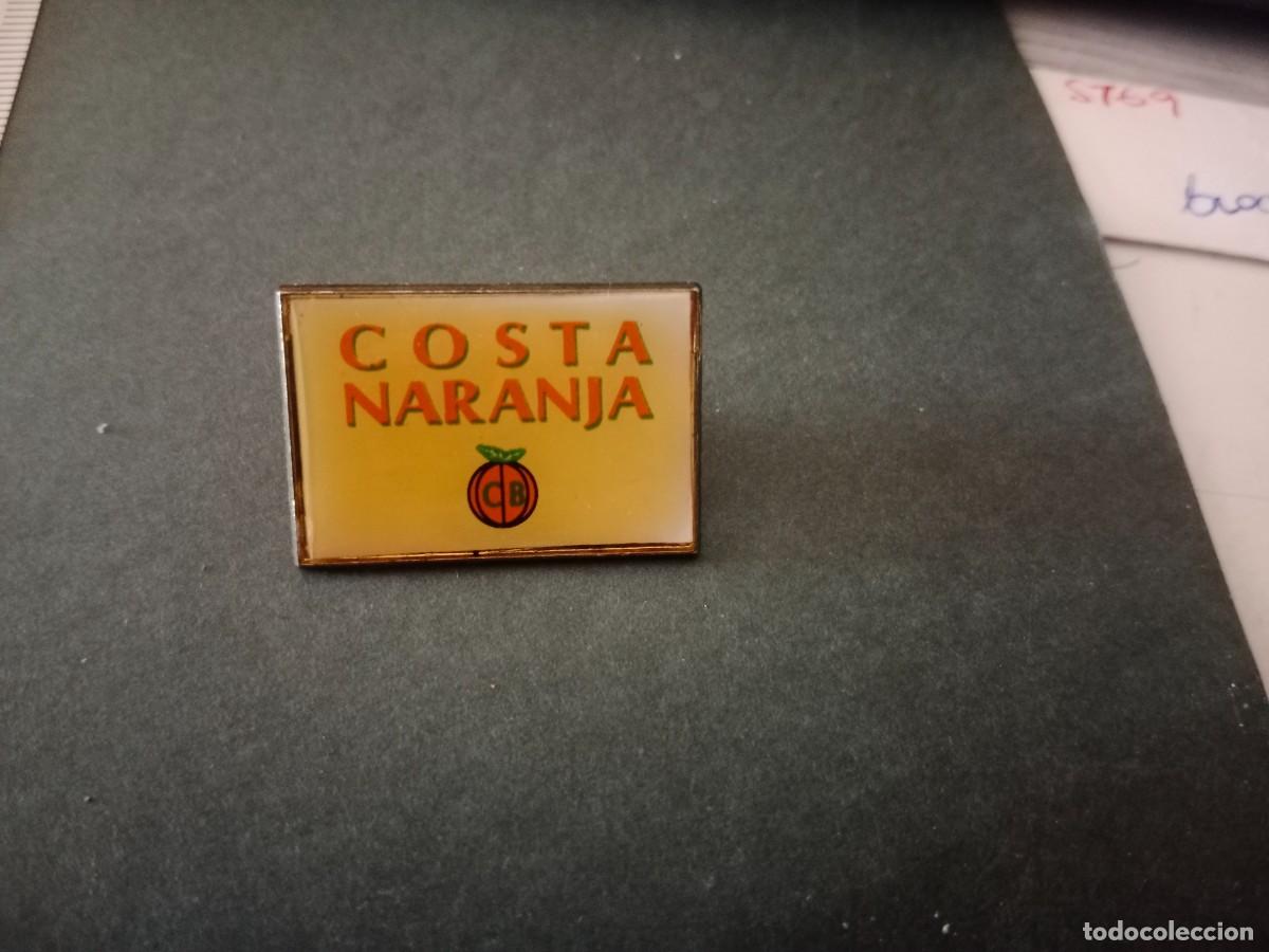Pins de colecci&oacute;n: PIN DE BURBUJA A&Ntilde;OS 80 - CLUB DE BASKET / BALONCESTO - COSTA NARANJA CB