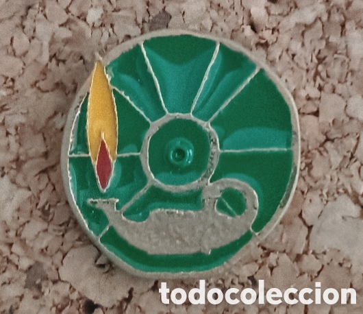 Pins de colecci&oacute;n: PIN ANTIGUO L&Aacute;MPARA DEL CONOCIMIENTO