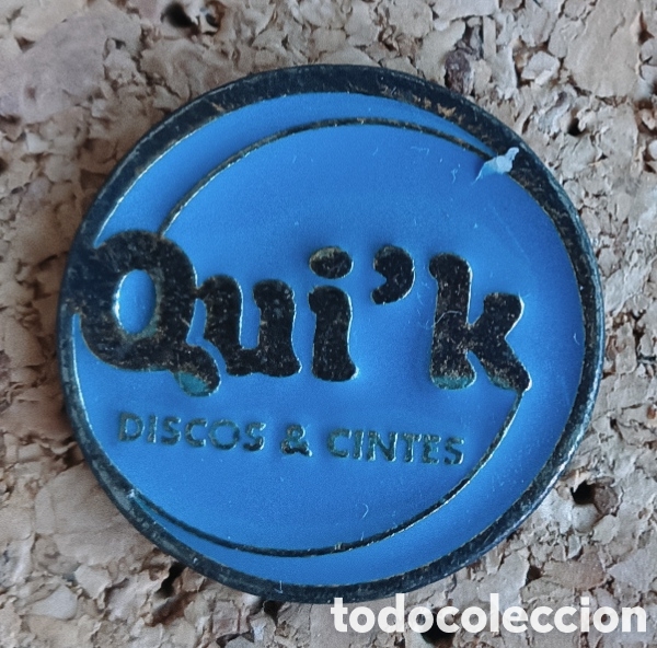 Pins de colecci&oacute;n: PIN TIENDA DISCOS QUI'K - REUS