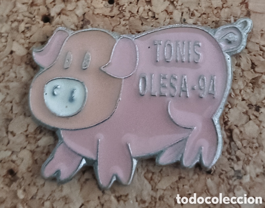 Pins de colecci&oacute;n: PIN LOS TONIS DE OLESA FESTIVIDAD SANT ANTONI ABAD 1994