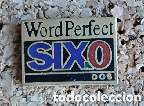 Pins de colecci&oacute;n: PIN INFORM&Aacute;TICA PROCESADOR WORD PERFECT 6'0 DOS