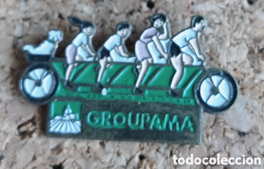 Pins de colecci&oacute;n: PIN ASEGURADORA GROUPAMA