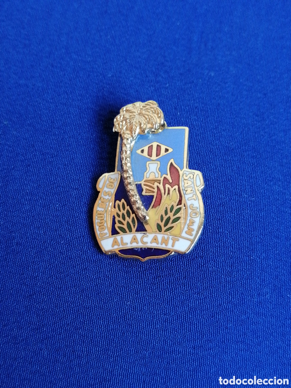 Collection pins: FOGUERES DE SANT JOAN ALACANT GESTORA INSIGNIA DE ALFILER ANTIGUA