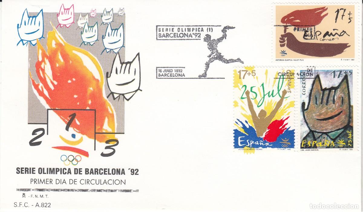 Pins de colecci&oacute;n: JUEGOS OL&Iacute;MPICOS BARCELONA 92 - SPD PRIMER D&Iacute;A - NUMS. 3212 A 3214
