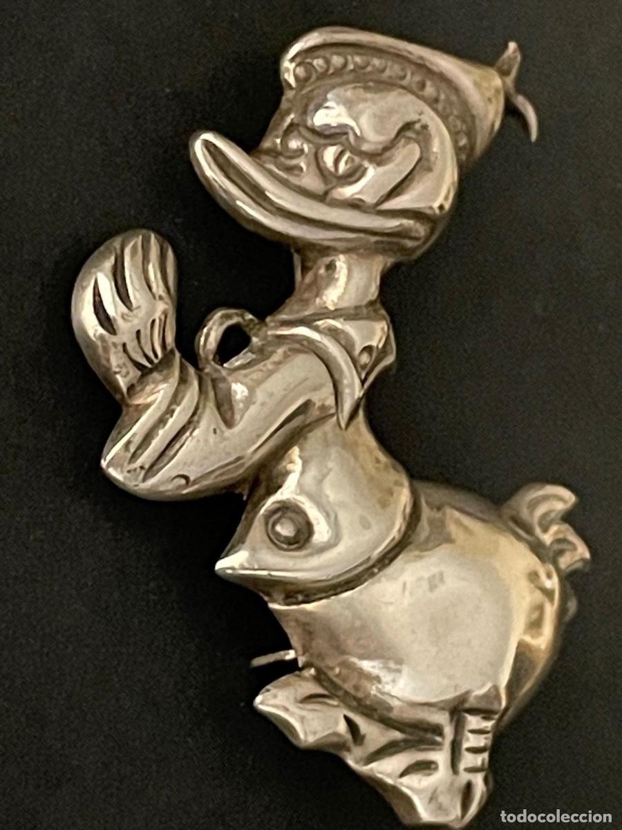 Pins de colecci&oacute;n: PATO DONALD - INSIGNIA DE IMPERDIBLE EN PLATA