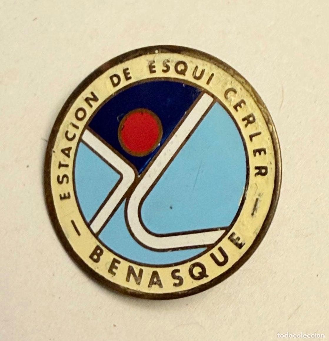 Pins de colecci&oacute;n: ANTIGUO PIN ESTACION DE ESQUI CERLER BENASQUE - PIRINEO ARAGON&Eacute;S
